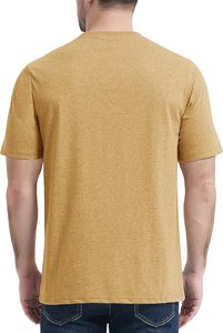 Camisetas de Hombre de Alta Calidad, Nuevo Estilo, 240g, Color Sólido, Jersey Rib, Impresión de Logotipo Personalizado en Camiseta Extra Grande - Product Image 5