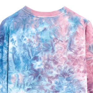 Venta Directa de Fábrica, Sudadera Unisex de Forro Polar 100% Algodón Ecológico, Informal de Invierno, Bordado 3D Personalizado, Precio Bajo, Tie Dye - Product Image 3