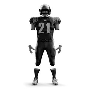 Meilleures ventes, prix bas, uniforme de football américain sur mesure de haute qualité, spandex/coton, antibactérien, manches trois-quarts - Product Image 4