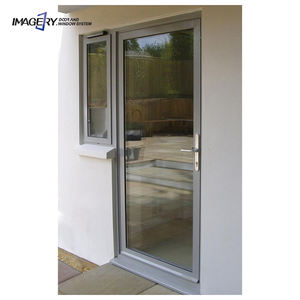 Sistema de puertas y ventanas abatibles de aluminio y vidrio de perfil de rotura térmica de diseño Moren para baño de inodoro - Product Image 4