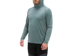 High Quality <b>Lightweight</b> Outdoor Sport Active Fit Breathable UPF 50+ Men's Sun Defense Fishing <b>Hoodie</b> - Product Image 5