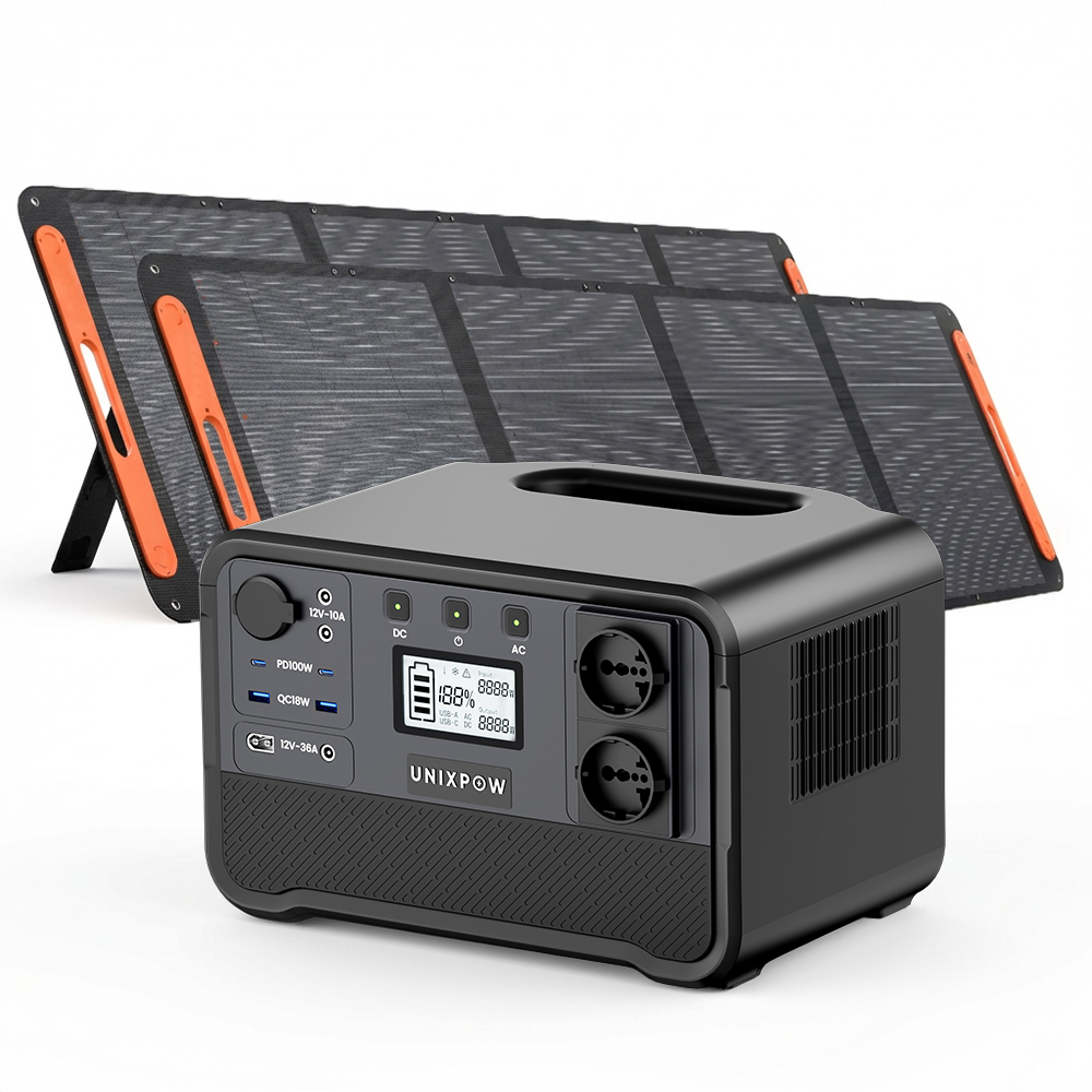 Factory ODM/OEM 700W 1000W <strong>1200W</strong> 110V 230V EU Plug Fast Charging Outdoor <strong>Solar</strong> <strong>Generator</strong> Portable <strong>Solar</strong> Power Station