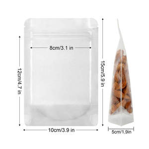 Bolsas de plástico resellables con cierre zip y asa para ropa, con impresión personalizada del logotipo, para empaque de prendas. - Product Image 4