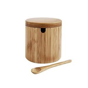 Tarro de madera para especias con tapa para organizar hierbas, condimentos y especias de cocina - Product Image 1