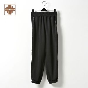 ODM Pantalon de travail écologique noir à la mode pour femmes - Product Image 4