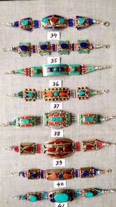 Pulseras de Moda Clásicas de Aleación de Cobre con Turquesa Blanca para Unisex, Ideales para Aniversario - Product Image 4