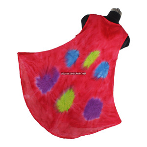 Vestido de verano 2026 nuevo estilo bohemio con cuello redondo y hombros descubiertos, vestido de noche de rayón con efecto tie-dye para mujer - Product Image 1