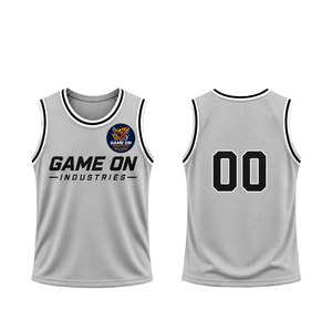 Camiseta Deportiva de Baloncesto Casual Personalizada de Talla Grande, Sublimada, Transpirable, de Malla, de Secado Rápido, para Verano - Product Image 3