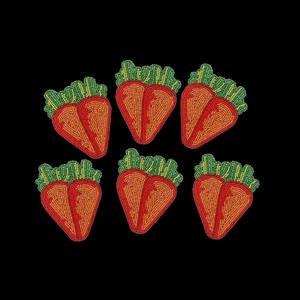 Breloques de sac brodées de perles de rocaille tendance pour sacs, breloques de sac brodées de perles de rocaille colorées faites à la main - Product Image 1