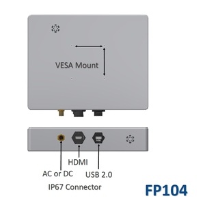Monitor Industrial Marino con Pantalla Táctil IP67 Resistente al Agua (PCAP/Resistiva), Atenuación Automática, Control Remoto IR, Carcasa de Aluminio - Product Image 3