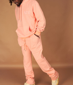 New Trendy Design Premium Quality Soft Comfortable Cotton Fleece Slim Fit Men Pullover Hoodie and Matching Flared Sweatpants <b>Set</b> - Product Image 3