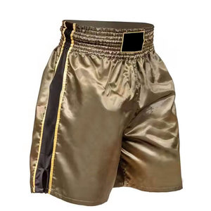 Shorts de boxe personnalisés directement de l'usine, tissu 100% polyester, ceinture élastique, séchage rapide, couleurs personnalisées, logo, utilisation durable, adultes - Product Image 1
