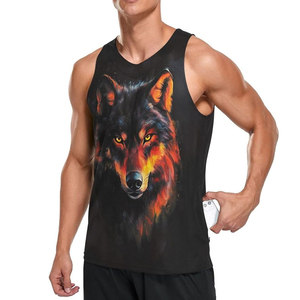 Servicio OEM, Camiseta Deportiva Informal, Color Personalizado, 100% Algodón Poliéster, Tejido Suave y Transpirable sin Mangas, Precio al por Mayor - Product Image 3