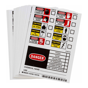 Etiquetas de Inspección de PVC Autoadhesivas Brady para Registros de Mantenimiento de Equipos, Escribibles y Duraderas con Acabado Mate - Product Image 2