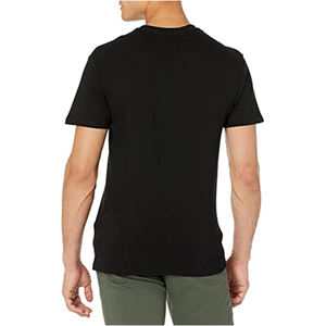 Camisetas casuales de color liso con logo personalizado para hombre, ropa a granel en stock, pacas de ropa variada, camiseta Ringer hecha en Pakistán - Product Image 3