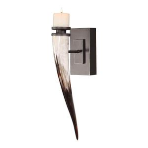 Candelabro de Cuerno Hecho a Mano con Diseño de Animales, Pieza Decorativa Antigua para Navidad - Product Image 5