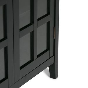 Mobiletto portaoggetti medio Acadian nero per soggiorno - Product Image 4
