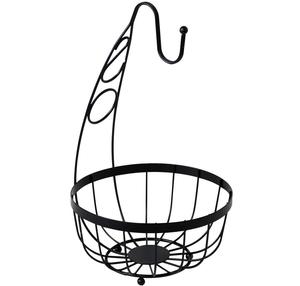 Panier à fruits de comptoir à 1 niveau, portable, détachable, en métal, rectangulaire, pour le rangement des fruits - Offre Spéciale - Product Image 1