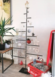 New design black antique ideal size Twinkle christmas <b>tree</b> handcrafted from solid mild steel and finished with clear lacquer - Product Image 2