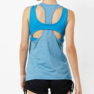 Débardeur court sur mesure pour femme, vêtement de sport respirant et à séchage rapide, 100 % coton, écologique, avec logo frontal - Product Image 2