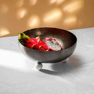 Bol de service en métal écologique pour la maison et le jardin, empilable, pour la préparation des aliments, design moderne, produit en métal - Product Image 6