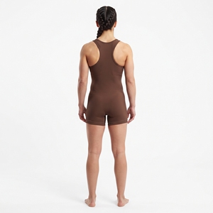 Camiseta Deportiva Marrón sin Mangas para Mujer, Transpirable, para Lucha, Entrenamiento, Fitness y Ejercicio - Product Image 6