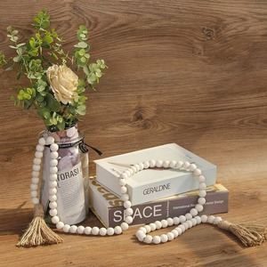 Top Demanded Customizable <b>Wooden</b> Garlands <b>Rustic</b> Handmade Bead Chains for Wholesale Home Decoration Available For Sale - Product Image 2