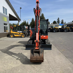 Mini-excavatrice sur chenilles KX060-5 de 6 tonnes avec boîte de vitesses, garantie 1 an - Haute performance, similaire à la Kubota KX057-5 - Product Image 1