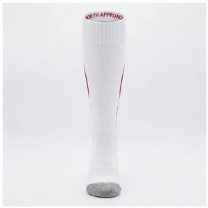 NORTH APPROACH <b>Knee</b> <b>High</b> <b>Socks</b> White Breathable Running <b>Socks</b> for Adults Summer Season - Product Image 1