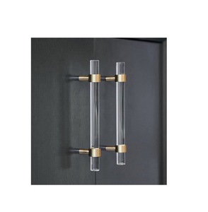 Indian Handicrafts Acrylic Furniture <b>Handles</b> <b>T</b>-<b>Bar</b> Gold Crystal Cabinet <b>Handles</b> Wholesale Supplier Bathroom Kitchen Door <b>Handle</b> - Product Image 1