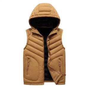 Chaleco Acolchado Impermeable de la Mejor Calidad para Hombre, Invierno, Manga Larga, Estilo Casual Urbano, Diseño Personalizado con Estampado Frontal, Venta al Por Mayor Unisex - Product Image 1