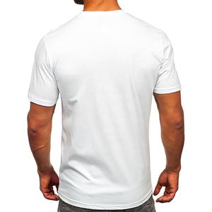 Customizable 100% Cotton Knitted Eco-Friendly Breathable Anti-Wrinkle O-Neck Regular Fit Short Sleeve T-<b>Shirt</b> <b>Men</b> High Quality - Product Image 2