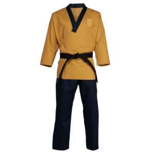 Uniforme de entrenamiento de tela resistente a las manchas, fácil de lavar y duradera para clubes de artes marciales y gimnasios. Uniforme profesional de judo y karate. - Product Image 2