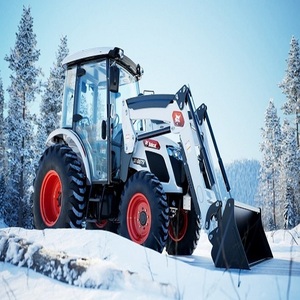 Véhicule utilitaire agricole tout-terrain Bobcats 4x4 robuste, tracteur à roues côte à côte puissant avec pompe à moteur et engrenage, état d'occasion - Product Image 1