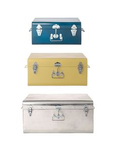 Baúl de Almacenamiento Grande de Metal Decorativo Premium, Protección de Esquinas, Multifuncional, Ahorra Espacio, para Ropa, Estilo Moderno - Product Image 5