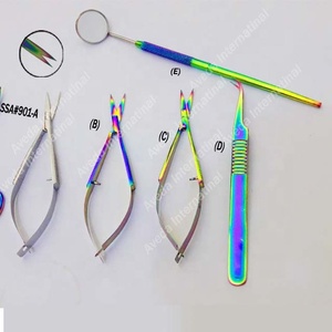 Biểu Tượng Tùy Chỉnh Mới Cong Thép Không Gỉ Nhíp Lông Mi Thiết Kế Hoàn Hảo Cầu Vồng Mùa Xuân Kéo Với Lông Mi Gương Trang Điểm Công Cụ - Product Image 1