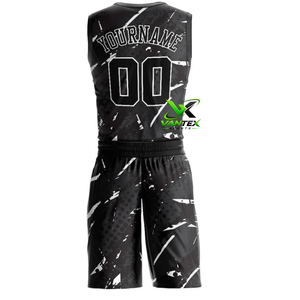Ensemble de maillots de basket-ball Vantex Sports, noir, jaune, vert, sans manches, respirant, uniforme écologique, shorts, vêtements d'équipe - Product Image 3