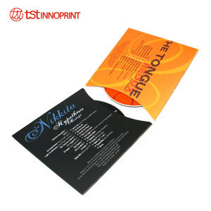 Đầy đủ màu sắc bốn Bảng điều khiển CD Wallet với nước dựa trên lớp phủ cho âm nhạc bao bì và tùy chỉnh in Album phân phối - Product Image 5