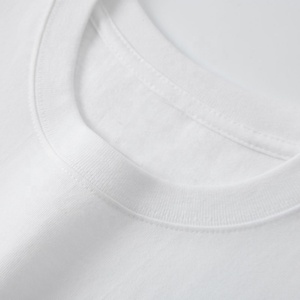 Camiseta de gran tamaño con hombros caídos para hombre, camiseta de corte cuadrado de peso pesado, estampado de pantalla personalizado, logotipo, ropa de calle, estilo 100% algodón en blanco - Product Image 6