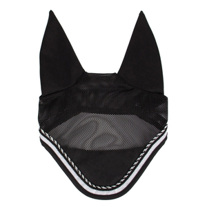 Bonnet léger et respirant en crochet, lavable, anti-mouches pour chevaux, ajustement confortable, fabrication pakistanaise, équipement équestre de qualité. - Product Image 3