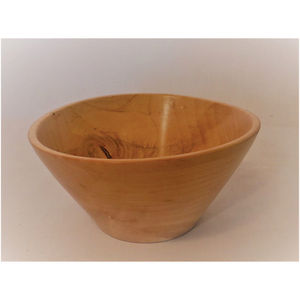 Tazón Redondo de Madera Natural Ecológico para Servir Ensaladas, Tazón Grande de Madera Maciza Hecho a Mano para Frutas, para Restaurantes y Hoteles - Product Image 1