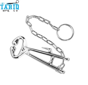 Pince de maintien nasale vétérinaire robuste pour bovins TARIQ MFG CO. - Product Image 2