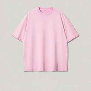 T-shirt personnalisé pour homme, prix de gros abordable, style streetwear, coupe courte, en coton épais, coupe ample - Product Image 1