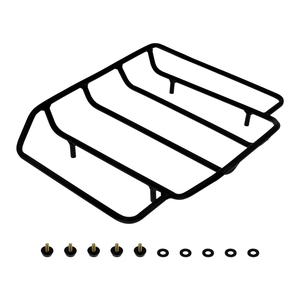 חבילת סיור אופנוע חבילה מטען עליון מתלה שחור/כרום עבור הרלי סיור דרך רחוב המלך כביש גלידת פלור flhx 1984-2020 2021 - Product Image 2