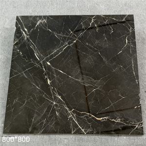 Carreaux de sol et de mur en céramique aspect marbre poli brillant 800x800mm, haute brillance, pour murs intérieurs, salles de bain et villas - Product Image 1