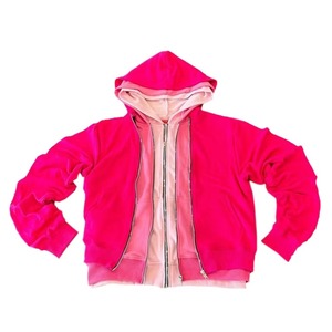 Stylish Double Hood Zip Hoodie Unisex Casual Wear Street Fashion Premium Warm Hoodie Wholesale Manufacturer Factory Direct - Product Image 2