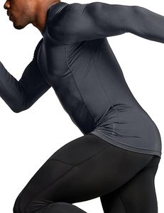 เสื้อรัดรูปสำหรับออกกำลังกายชายและหญิง BJJ rashguard พิมพ์โลโก้แบบกำหนดเอง - Product Image 5