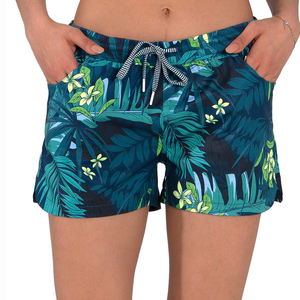 Shorts de plage pour femmes 2026 : taille haute élastique, écologiques, anti-humidité, impression personnalisable - Product Image 1