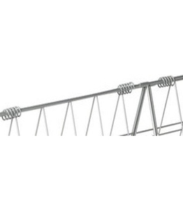 Treillis de jardin en fer rectangulaire en forme de A, galvanisé, antirouille, support pour plantes, clôture - Product Image 3
