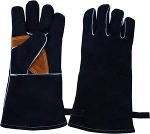 Guantes de Trabajo de Cuero de la Mejor Calidad, Resistentes al Calor y al Fuego, para Soldadura - Product Image 2
